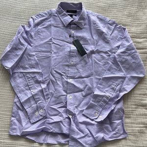 BANANA REPUBLIC Men’s linen cotton dress shirt size medium — BRAND NEW W TAGS